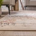 thumbnail image 4 of Superior Modern Transitional Distressed Damask Area Rug, Bone, 8' x 10', 4 of 7