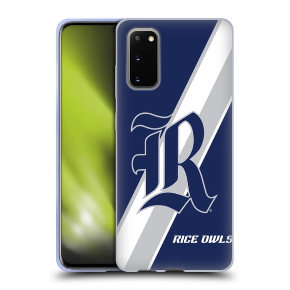 Head Case Designs Officially Licensed Rice University Rice University Stripes Soft Gel Case Compatible with Samsung Galaxy S20 / S20 5G