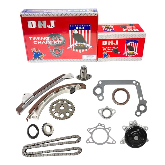 DNJ TK951WP Timing Chain Kit with Water Pump Fits Cars & Trucks 98-08 Chevrolet 1.8L L4 DOHC