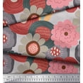 thumbnail image 3 of Soimoi polyester Crepe Fabric Flower Artistic Decor Fabric Printed Yard 42 Inch Wide, 3 of 3