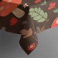 thumbnail image 4 of Colorful Mushroom Flower Dark Pattern Rectangle Tablecloth 60"x102",Waterproof Polyester Rectangle Table Cloth, Wipeable Spillproof Polyester Tablecloth for Dining, Camping, Indoor and Outdoor, 4 of 6