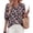 Floral Black Pink, variant on Women's Summer Floral Blouses Dressy Casual Half Sleeve V Neck Going Out Boho Tops Spring Fashion Clothing