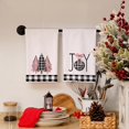 thumbnail image 2 of Christmas Kitchen Towels Set of 2,Black Buffalo Plaid Xmas Tree Dish Towels 18x26 Inch Drying Dishcloth,Farmhouse Home Decoration AD008, 2 of 6