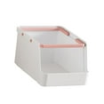 thumbnail image 5 of CarpNettore Desk Organizer Compact Bin Versatile Storage Container Stationery Pen Holder for Pink, 5 of 9