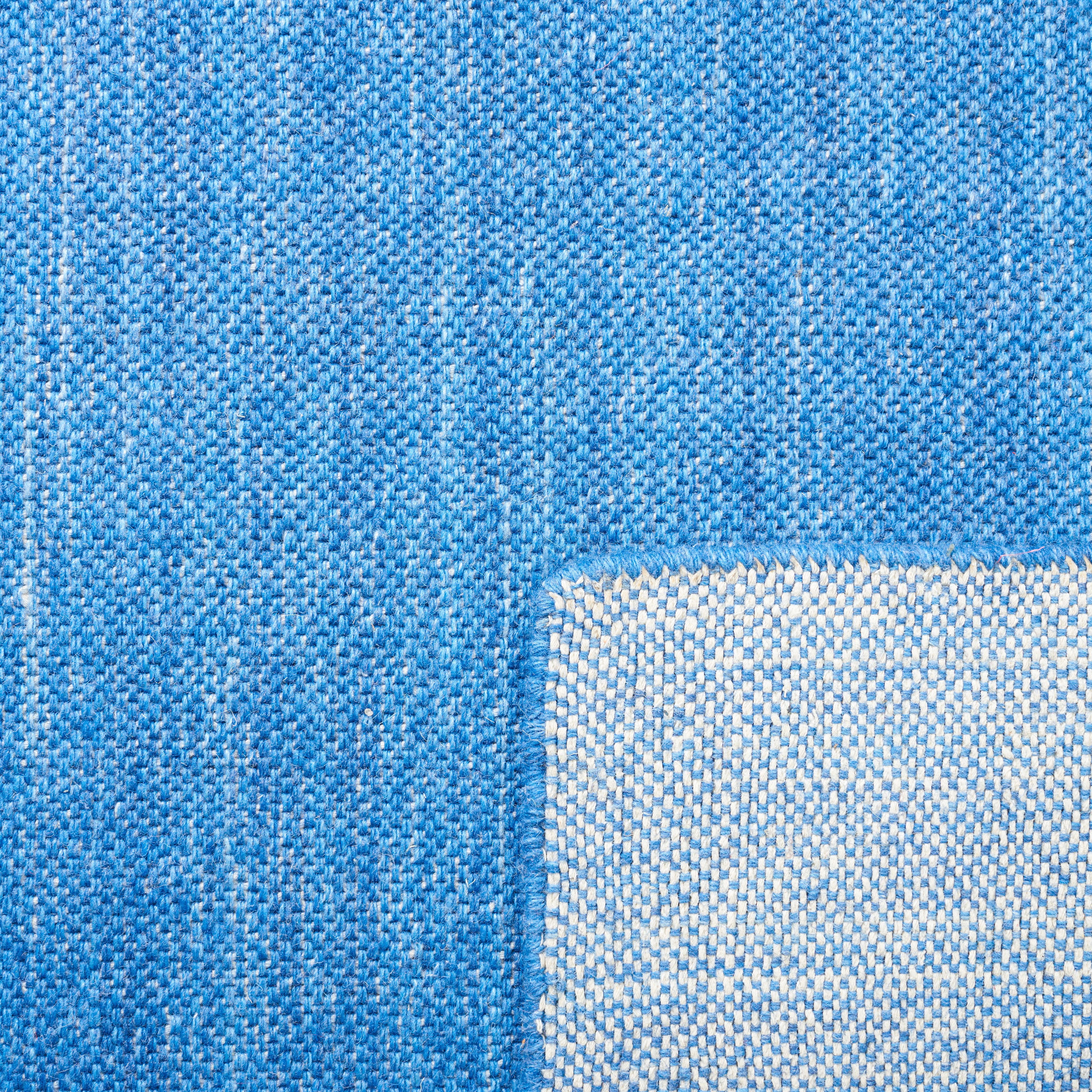 SAFAVIEH Kilim Roderick Solid Area Rug, Blue, 4' x 6'