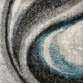 thumbnail image 5 of Home Dynamix Boho Odette Abstract Swirl Area Rug, Grey/Blue, 5'2"x7'2", 5 of 6