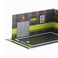 thumbnail image 4 of Base de exhibición de escena de garaje de PVC para estacionamiento de modelos de automóviles a escala 1/32 32118 Multicolor, 4 of 5