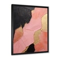 thumbnail image 2 of Designart "Pink Pottery In Minimalist Style I" Abstract Spirals Picture Framed Wall Art Prints, 2 of 5