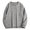 Grey, variant on Men's Long Sleeve Casual Solid Pullover Tops Holiday Crewneck Sweatshirt Comfortable Relaxed Fit Oversized Pullover Long Sleeve Crewneck Casual Tops