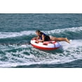 thumbnail image 4 of Airhead Hot Shot 2 Inflatable Round Deck Single Rider Towable Tube for Boating | AHHS-12, 4 of 5