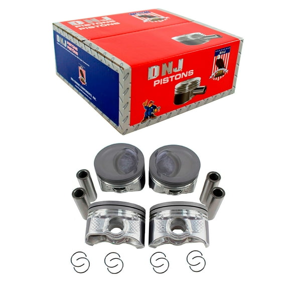 DNJ P469A Standard Complete Piston Set Fits Cars & Trucks 10-13 Mazda 3 CX-7 2.3L L4 DOHC 16v