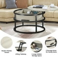 Dextrus Round Lift Top Coffee Table, Coffee Tables with Living Room