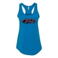 thumbnail image 2 of Red Blue and Black Ford Logo | Womens Cars and Trucks Jersey Racerback Tank Top, Turquoise, X-Large, 2 of 3