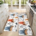 thumbnail image 4 of Kitchen Rugs Sets Of 2,Multicolor Christmas Gnome Pattern Anti Fatigue Kitchen Mat Rugs Non Slip Washable,Decorative Kitchen Floor Mats for Kitchen,Sink,Laundry,17"X47", 4 of 5