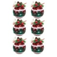 thumbnail image 2 of Christmas Ball Plaid Christmas Tree Decoration Knitted Needle Fabric Wrap Ball Shatterproof Christmas Ornaments Set Decorations for Xmas Tree Balls 2.3x2.3x2.3in, 2 of 6