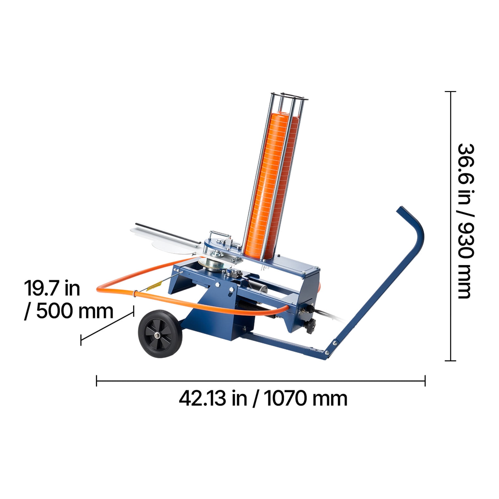 KFFKFF Automatic Clay Target Launcher with Adjustable Angle, Foot Pedal, and Pull Handle - Holds Up to 50 Targets, Throws Over 55 Yards, Ideal for Shooting Practice and Sports