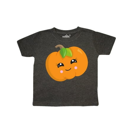 

Inktastic Smiling Pumpkin Halloween Orange Pumpkin Gift Toddler Boy or Toddler Girl T-Shirt