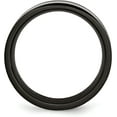 thumbnail image 3 of Chisel Titanium Polished Black IP-plated with Carbon Fiber Inlay 9.2mm Band - Ring Size 8.5, 3 of 8