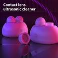 thumbnail image 4 of Limpiador de lentes de contacto, pequeño portátil de viaje, limpiador de lentes de contacto automático eléctrico de vibración rápida (blanco), 4 of 5