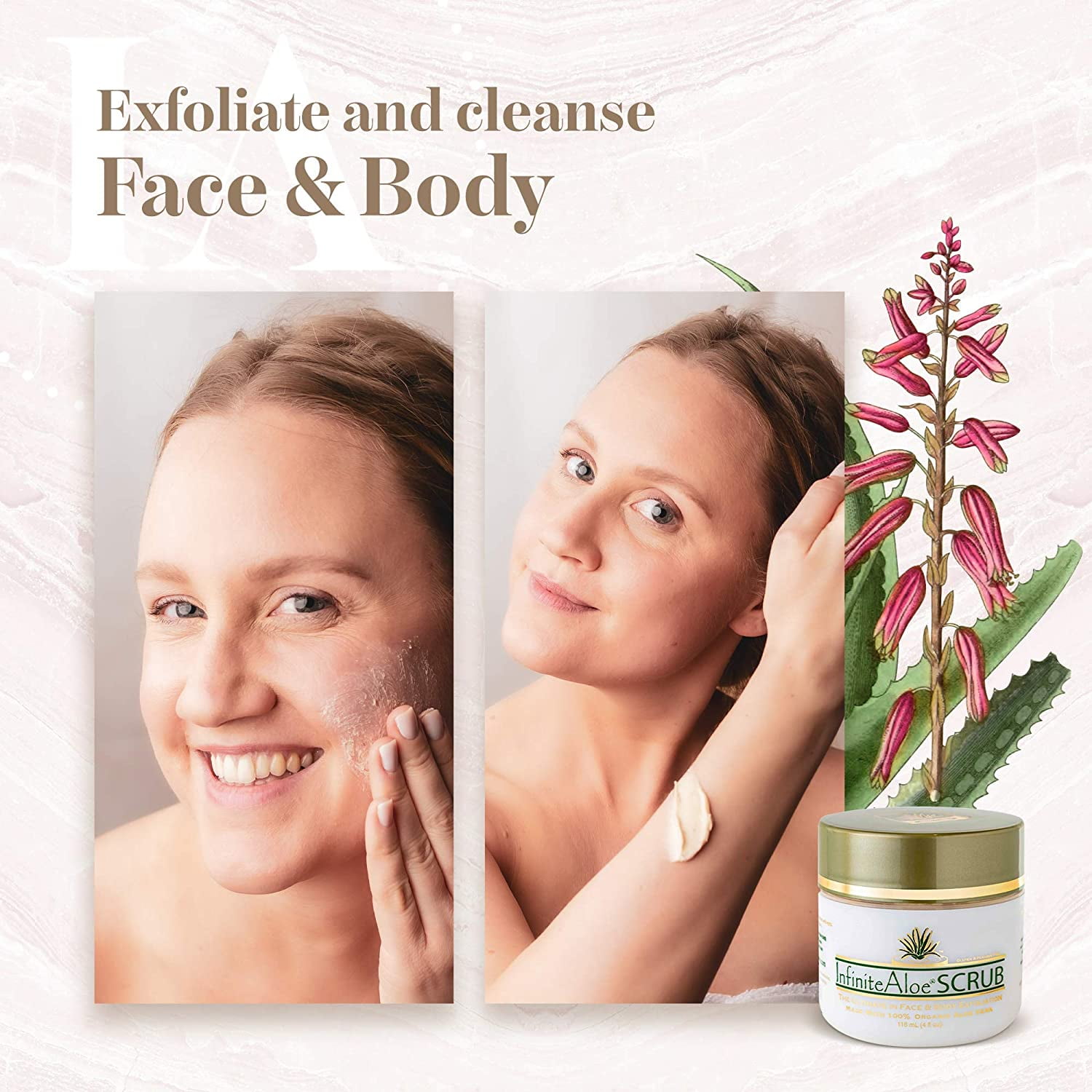 Buy InfiniteAloeSkin CareAloe Vera Face Body Healing Cream 4oz / 118ml Online at Lowest Price