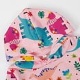 thumbnail image 3 of Toddler Girl Dinosaur Hoodie Sweatshirts With Pocket Cute Sweater Animals Top Long Sleeve Winter Fall Coat 3-8T (8186-4T), 3 of 6