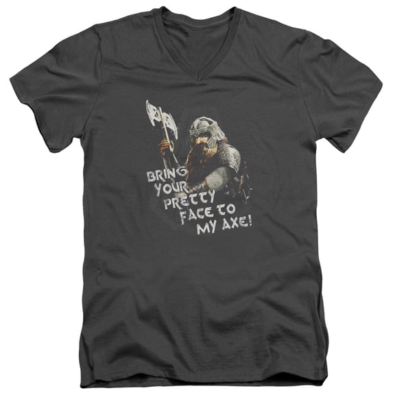 Lor - Pretty Face - Slim Fit V Neck Shirt - X-Large