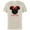 Natural, variant on Disney Minnie Mouse Red Bow Icon Younger Sister Japanese- Short Sleeve Cotton T-Shirt for Adults - Customized-Black