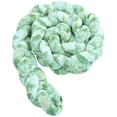 thumbnail image 1 of Baby Crib Bumper - 3 Weave Baby Cushion Snake Braided Bumper Velvet Bed Protector Bumper Nursery for Newborns Bed Room Decor with, Leaf Green—1M.., 1 of 5