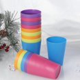 thumbnail image 3 of 15pcs Colorful Plastic Cups Home Beverage Drinking Cup Reusable Holiday Party Tableware And Party Supplies 101-200ml (mixed Color), 3 of 3