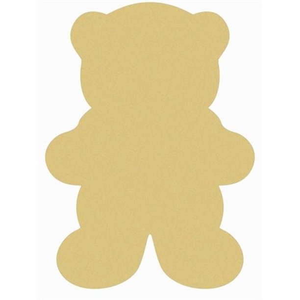 10" Bear Unfinished Cutout, Wooden Shape, BuildACross