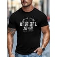 thumbnail image 1 of Men'S ORIGINAL Graphic T-Shirt - Yellow Crew Neck Short Sleeve Tee with Bold "UNITED EDITION" Print, Casual Summer Cotton Shirt for Adults, 1 of 6