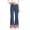 Blue 2, variant on Fancifize Girl's High Waist Flare Pants, Girls Casual Cozy Bell Bottom Pants, Cute Floral Print Stretchy Trousers 2-13 Years