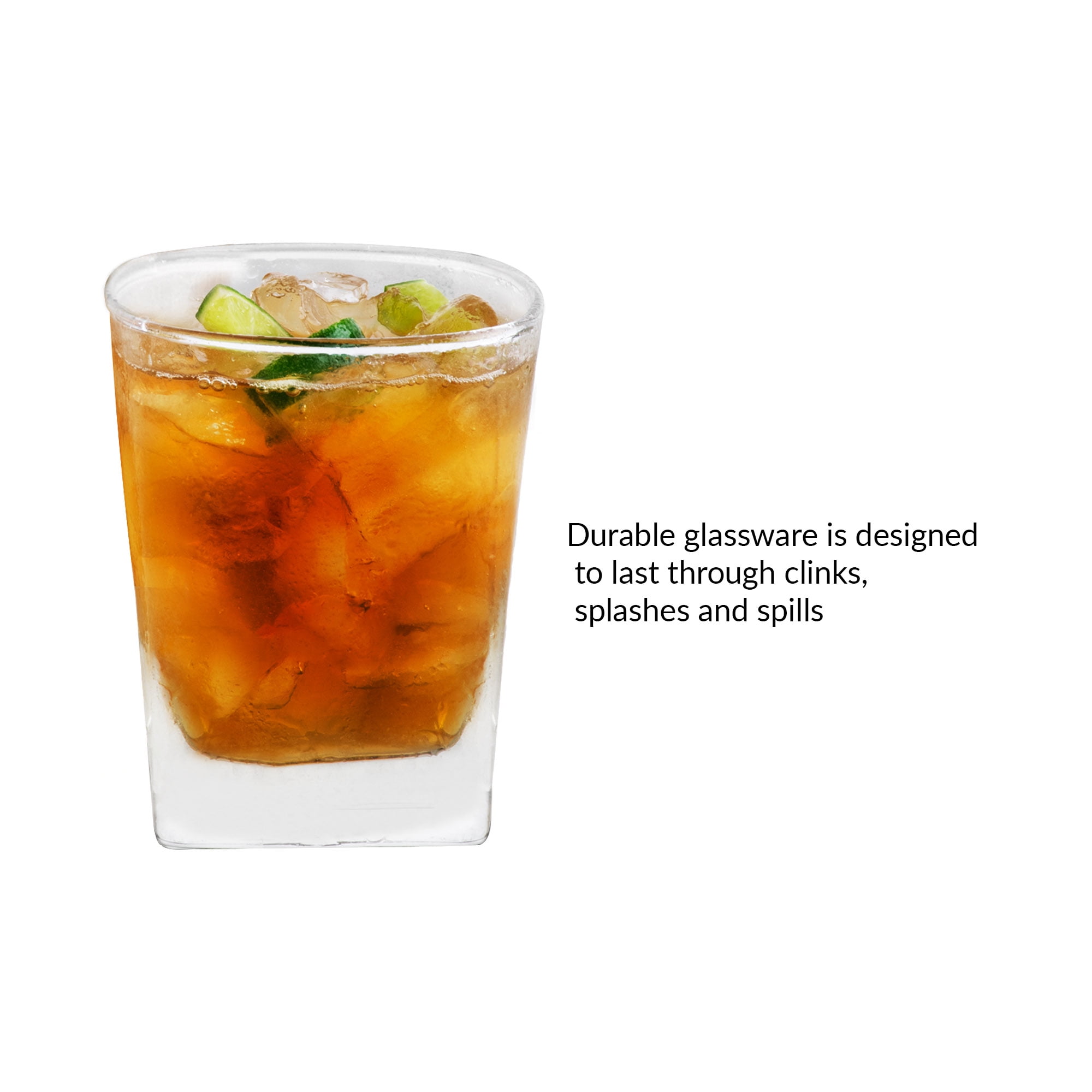 Better Homes & Gardens Hollis Drinking Glasses, 12.17 oz, Set of 4