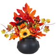 thumbnail image 1 of Halloween Desktop Ornaments Pumpkin Vase Table Centerpiece With And Berries For Home Living Room, 1 of 9