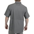 thumbnail image 3 of Realtree Men's Short Sleeve Fishing Guide Shirt, Gargoyle, Size Small, UPF 40+, 3 of 7