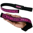 thumbnail image 2 of MRX Weight Lifting Gym Bar Straps - Strenght Training Dead Lift Bodybuilding Strap Black/Pink, 2 of 2