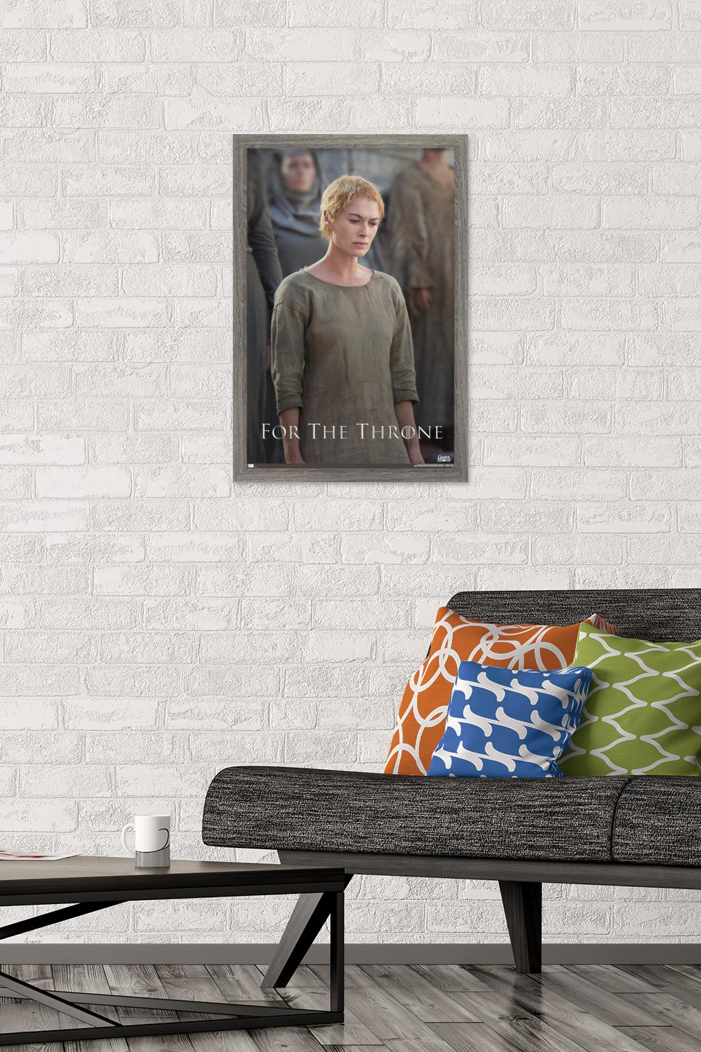 Game of Thrones - Cersei Lannister Wall Poster, 14.725" x 22.375", Framed