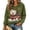 Army Green, variant on JULMCOMO Women Christmas Hoodie Westie Dog Christmas Tree Snowflake Graphic Print Long Sleeve Drawstring Pullover Holiday Fall Winter Hooded Tops Black M