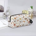 thumbnail image 6 of Uemuo Mushrooms And Butterflies Pattern Portable Toiletry Bags with Handle, Waterproof travel Make up Bags for Women, Large Capacity Travel Cosmetic Bags, 6 of 9