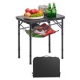 thumbnail image 1 of VEVOR 2ft Folding Portable Camping Table Aluminum Outdoor Table Adjustable Height, 1 of 9