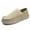 Beige, variant on New Men's Casual Canvas Loafers Slip On Breathable Flats Boat Shoes Driving Shoes Moccasins Casual Walking Shoes