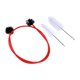 thumbnail image 1 of 3pcs kit de limpieza de cepillos de serpiente Kit de cuidado de la limpieza de trompetas TROMPETA CIMINADOR para PISTA BODA de PROBACIÓN CUIDADO de Rojo, 1 of 8
