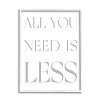 Stupell Industries Uplifting Minimalism Phrase Inspirational Painting White Framed Art Print Wall Art, 24 x 30