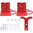 thumbnail image 3 of Power Connector, Sturdy 120A Power Connector Safe Wide Application  For Racing Cars For Trucks For Boats Red, 3 of 8