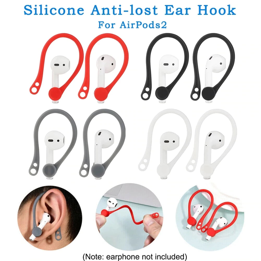 Silicone Ear Hook With Holder Strap Ergonomics Sports Antilost Ear Hook For AirPods