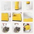 thumbnail image 4 of Toalla para detalles de automóviles, toalla de lavado de automóviles de doble cara de color amarillo grisáceo, paño de limpieza de doble cara para automóviles, artesanía superior, 4 of 9