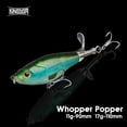 thumbnail image 2 of Kingdom Topwater Propeller Pencil Bait 90mm 11g 110mm 17g  Popper Whopper Plopper Artificial Wobblers For Bass Pike Hard Lures, 2 of 10