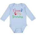 thumbnail image 3 of Inktastic I Love My Grandma Boys or Girls Long Sleeve Baby Bodysuit, 3 of 5