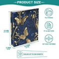 thumbnail image 6 of ALAZA 3d Butterflies-d2 Hardcover 3 Ring Binder 1.5" Round Rings Interior Pockets Binders Organizer 1 Pack, 6 of 9