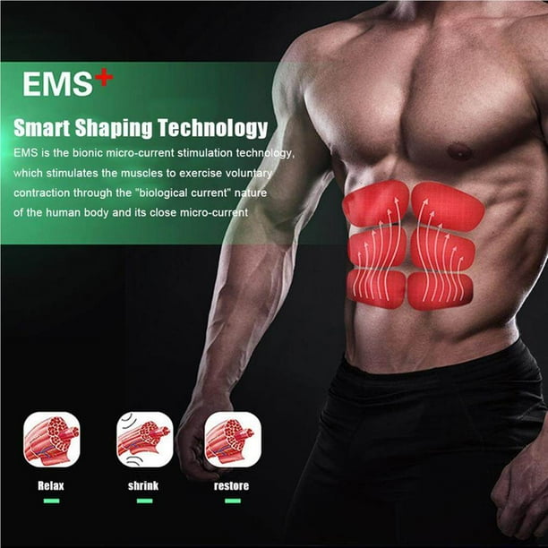 Ceinture EMS Avec Télécommande – Appareil D'électrostimulation Pour Fitness Et Perte De Poids